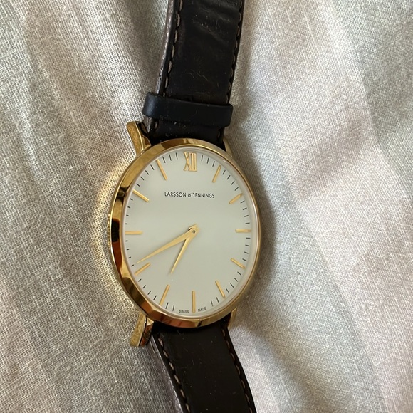 Larsson & Jennings Brown Leather Watch - Picture 3 of 8